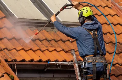 Démoussage et hydrofuge de toiture à Yzeron